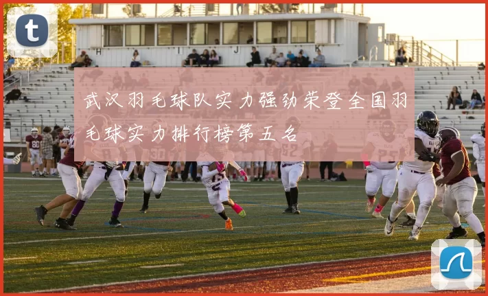 武汉羽毛球队实力强劲荣登全国羽毛球实力排行榜第五名